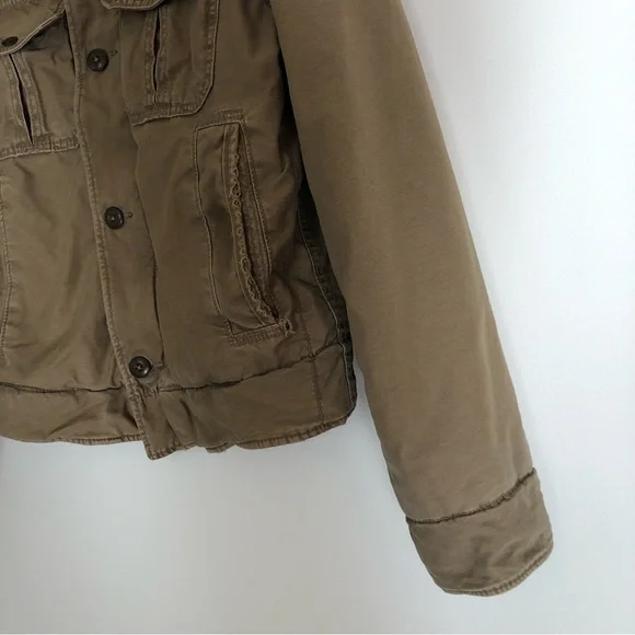 Hollister Heavy Rugged Jacket Trucker Utility Military Iconic Field Men's S - Picture 6 of 10